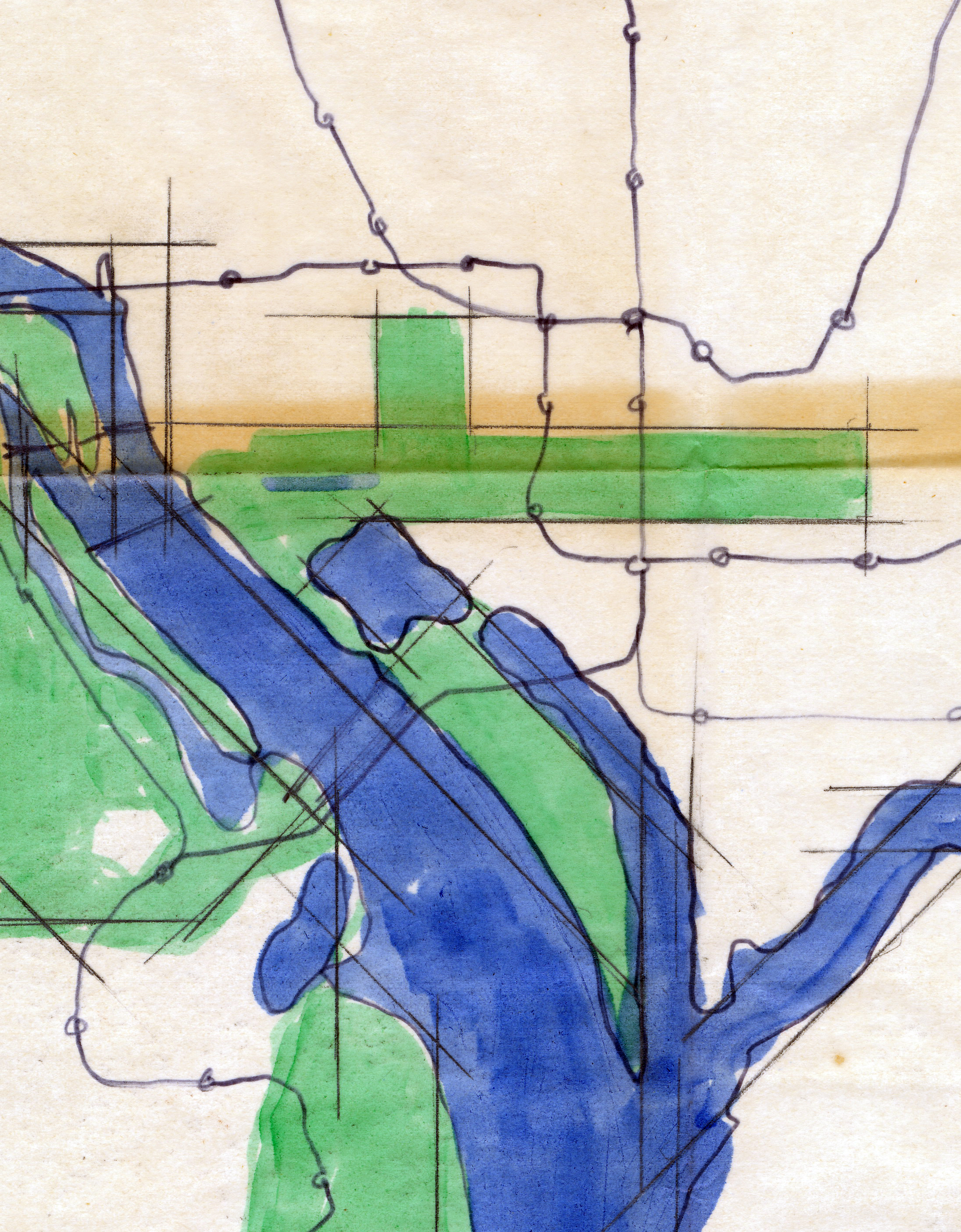 Very early marker map sketch