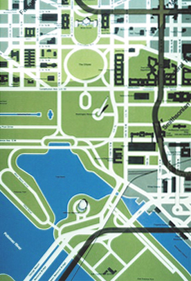 DC Tidal Basin map detail