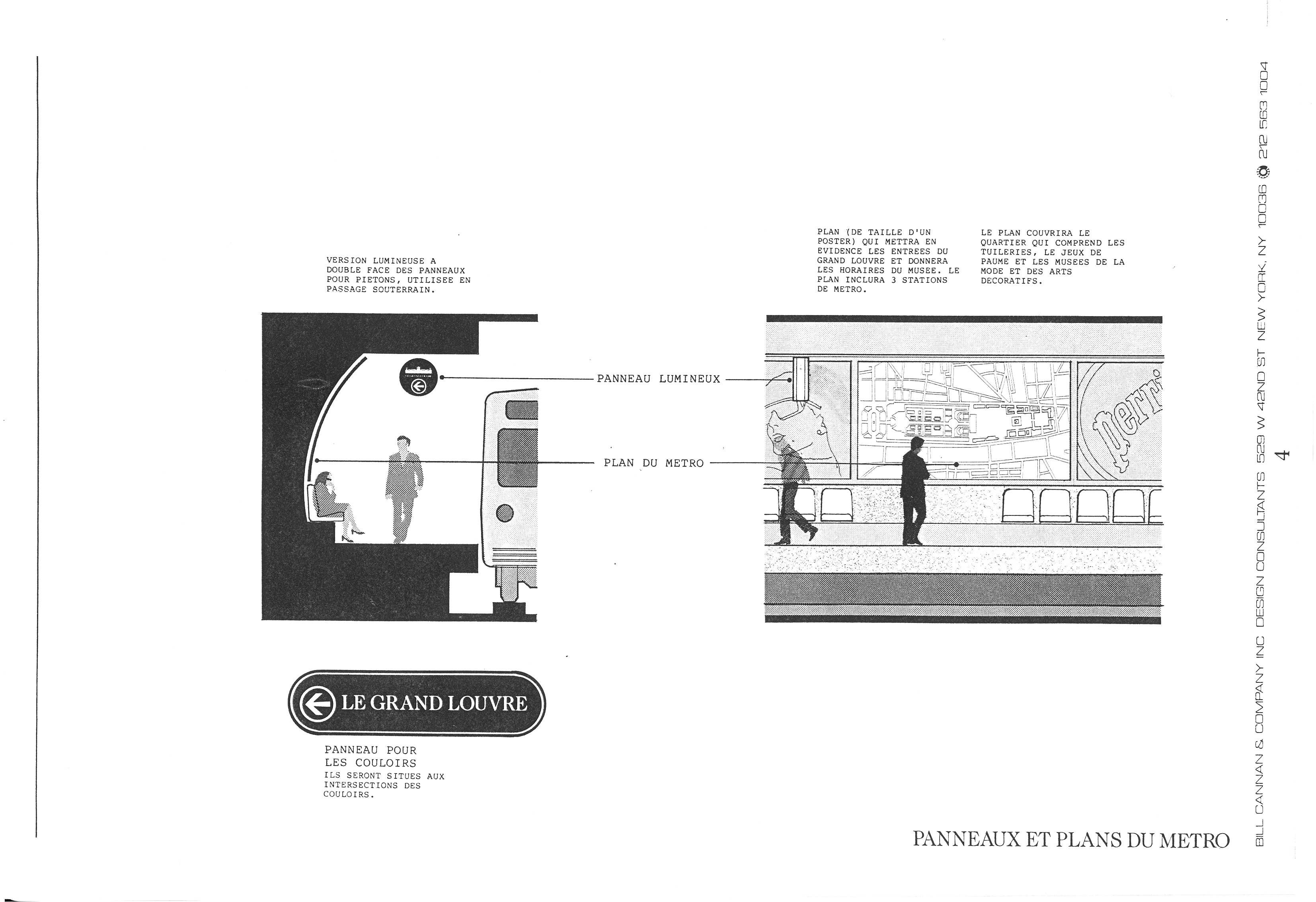 Louvre proposal sketch 5.