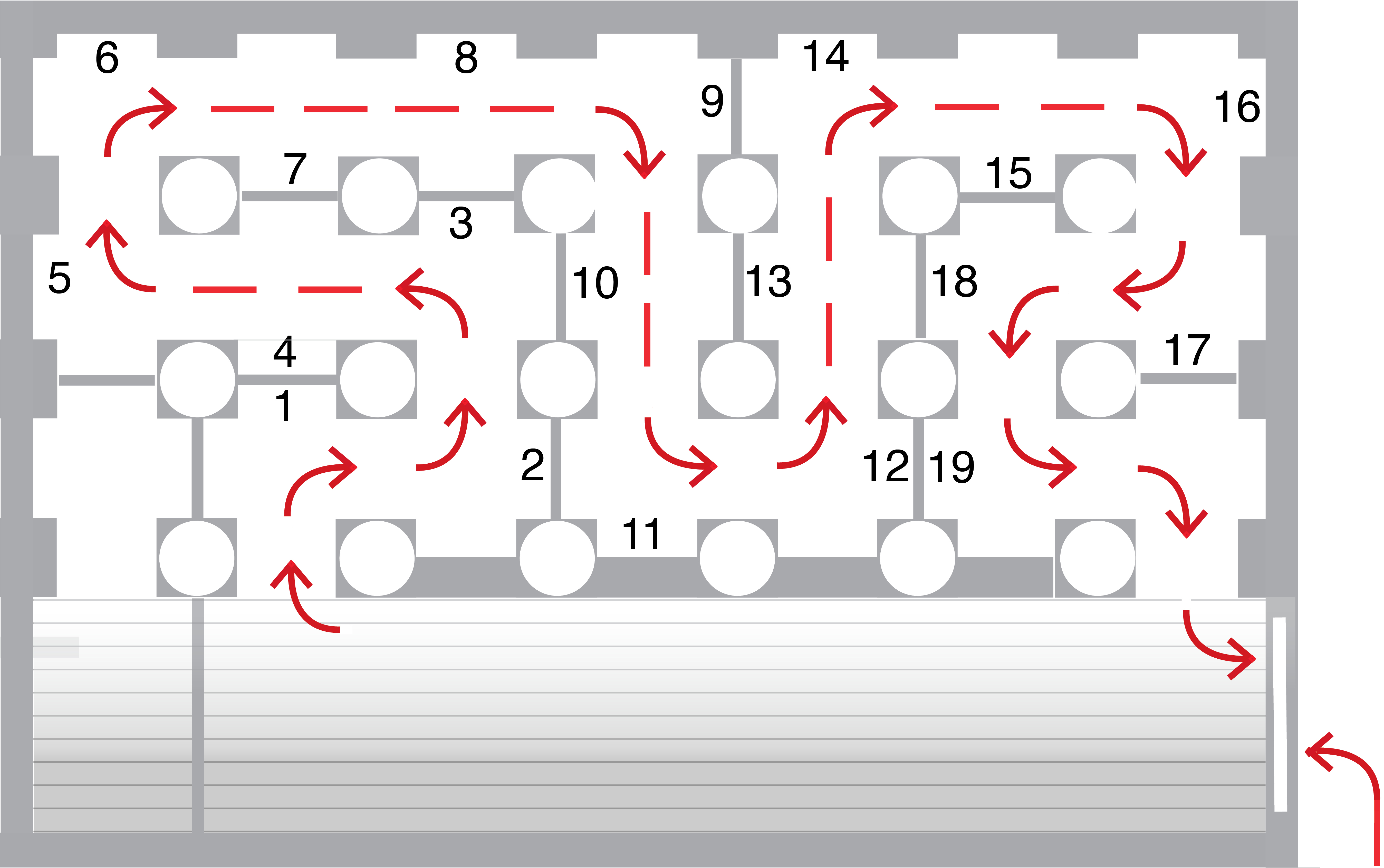 US Treasury Exhibit Floorplan