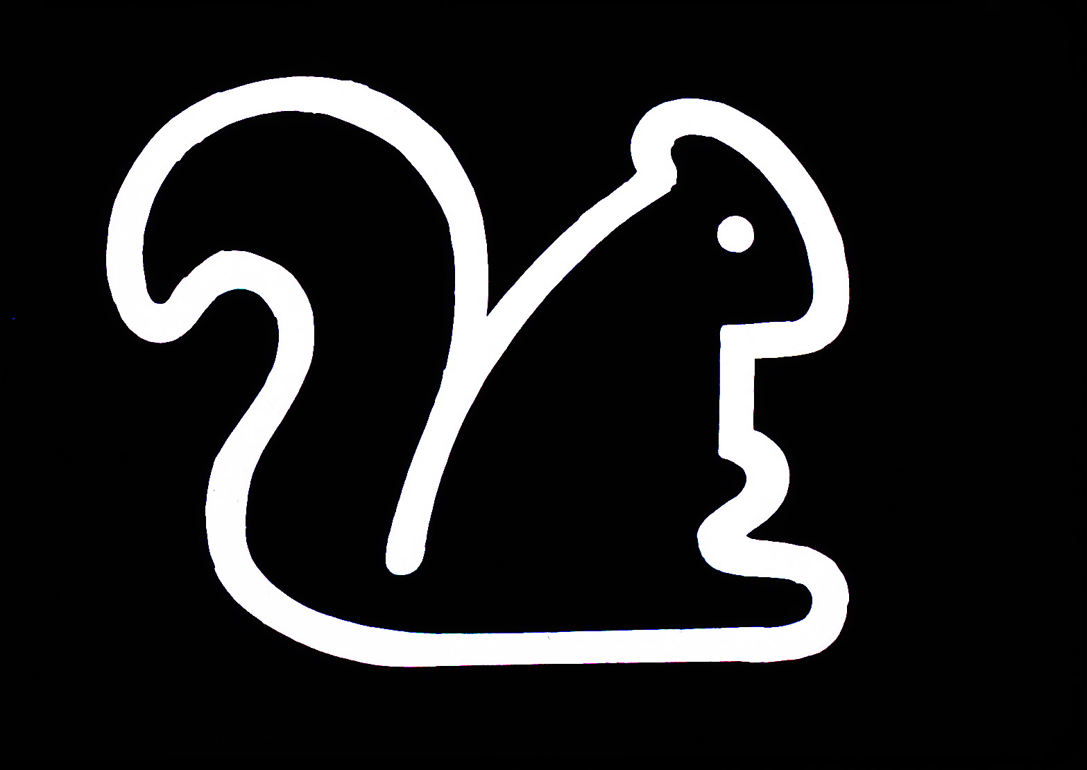 Pictogram of a squirrel