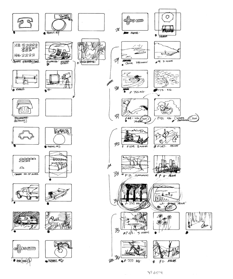 Storyboard for audio/visual presentation