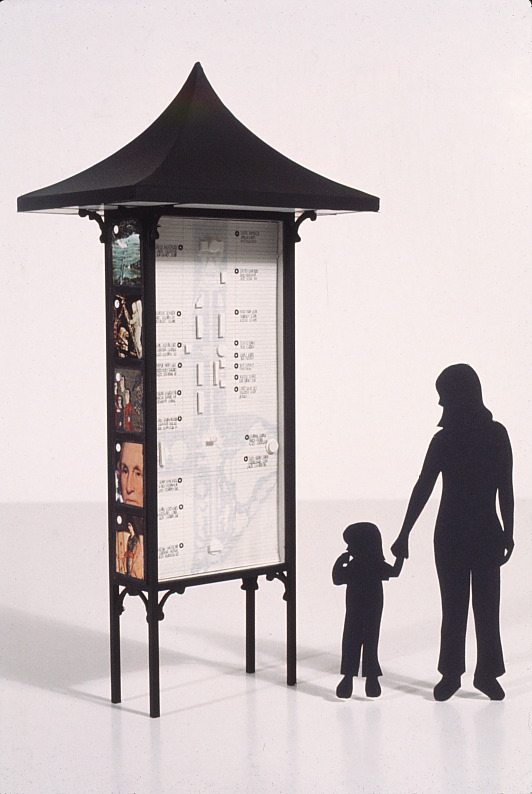 Mall kiosk concept model