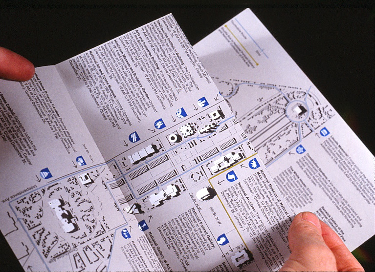 Folder of national mall map