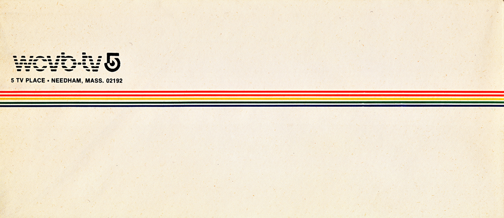 WCVB Envelope with logo and rainbow banner